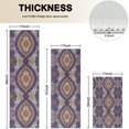 thumbnail image 4 of Multicolor Ethnic Geometric Pattern (4) Kitchen Rugs Sets Of 3,Kitchen Runner Rugs Non Skid Washable,Decorative Kitchen Floor Mats for Kitchen,Sink,Laundry,17"x30"+ 17"x47" + 17"x59", 4 of 6