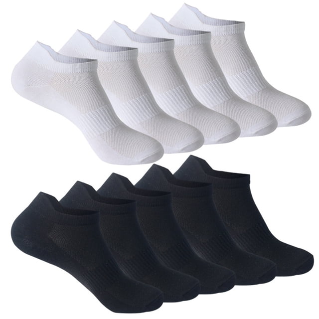 B91xZ Chaussettes de Course à la Cheville pour Femmes Confortables, Argent S
