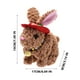thumbnail image 2 of Conejo de peluche interactivo con sonido, salta y mueve la nariz, regalo para niños pequeños, 19 cm, marrón, 2 of 5