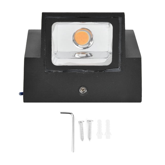 TOPINCN Outdoor Wall Light 5W COB Warm Light Source No Flicker IP65 Waterproof Lamp