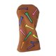 thumbnail image 1 of Funda para cabeza de palo de golf, funda de madera para palo de golf, accesorios de golf, funda protectora creativa para cuello largo para deportes 1 marrón, 1 of 8
