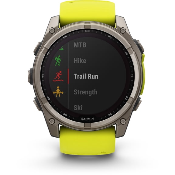Garmin, monitor deportivo, fenix 8, 47mm, Sapphire Solar Graphite