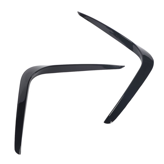 1 par de adornos divisor de cuchillo de viento delantero, material de abdominales, aerodinámica mejorada, para 4 serie g26 m deporte 2020+ con forma aerodinámica