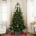 thumbnail image 3 of Northlight Real Touch™ Pre-Lit Shenandoah Pine Artificial Christmas Tree - 7.5' Warm White LED, 3 of 9