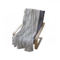 thumbnail image 4 of Marble Print Soft Flannel Fleece Throw Blanket, Traditional Monochromatic Japanese Style Paper Themed Natural Retro Approach, Cozy Plush for Indoor and Outdoor Use, 70" x 90", Pale Grey, by Ambesonne, 4 of 6