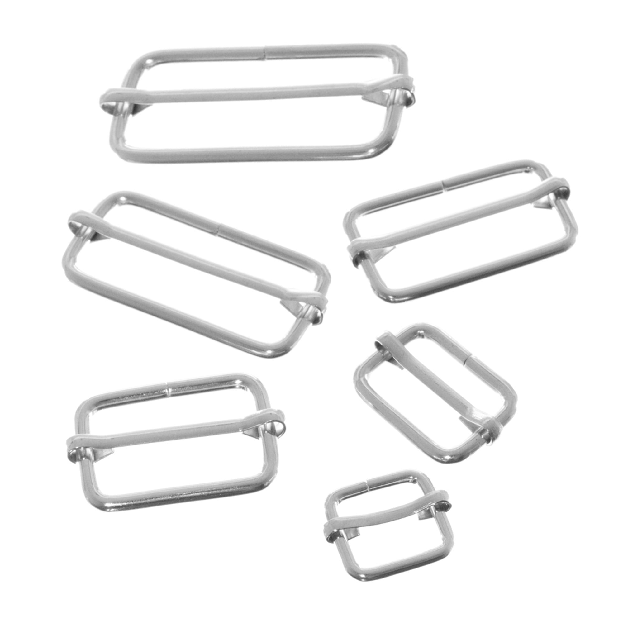 38mm Metal Rectangle Sliding Bar Strap Buckles Perfect for Backpack Accessories 