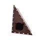 thumbnail image 4 of Rascador para gatos, protección para muebles, casita para gatos triangular vertical de fieltro. Marrón y blanco, 4 of 9