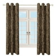 thumbnail image 4 of Bohemia Blackout Curtains Window Drapes Room Darkening Thermal Insulated Grommets Blackout Curtains, for Living, Dining, Bedroom,2 Panels, 4 of 6