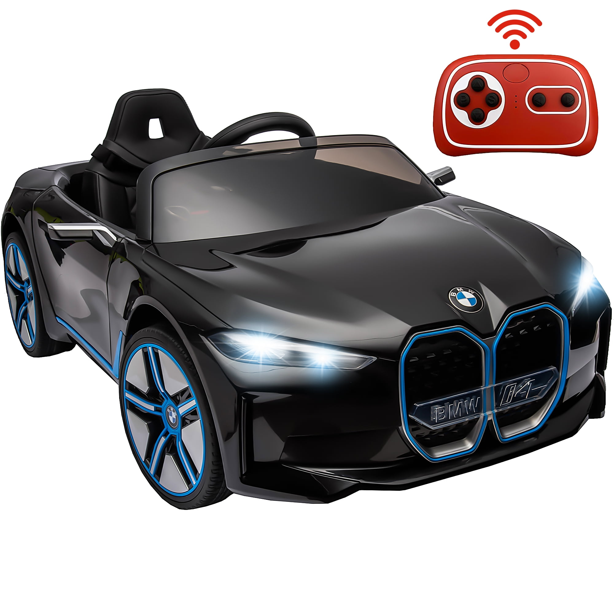 iRerts Kids Electric Cars with Remote Control, BMW I4 12V Powered Ride