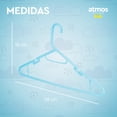 thumbnail image 4 of Ganchos para Ropa de Niños Atmos Homeware Premium Paquete de 20 Perchas color Azul, 4 of 5