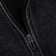 thumbnail image 5 of Chiccall Mens Hoodie Quarter Zip Long Sleeve Hooded Sweatshirts Casual Loose Fit Vintage Athletic Pullover for Men, 5 of 7