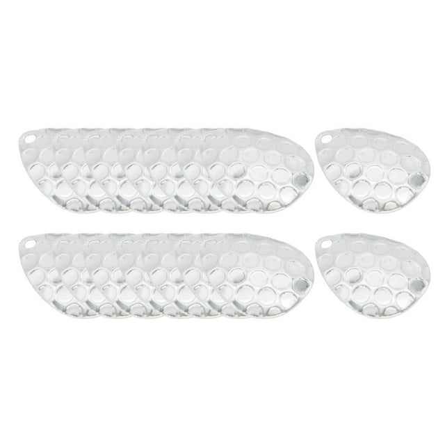 S SERENABLE 20 Pcs Lames ing Kit Cuillère Appât Fabrication Bricolage Pièces Accessoires E