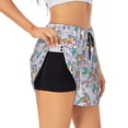 thumbnail image 5 of Rocae Unicorn DoingYoga for Women's Athletic Shorts Quick Dry Workout Hiking Shorts With Pockets for Running, Yoga, Gym, Sports Large, 5 of 9