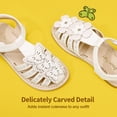thumbnail image 4 of Sandalias Cerradas para Niñas DREAM PAIRS Blancas Talla 9 para Niños Pequeños, 4 of 7