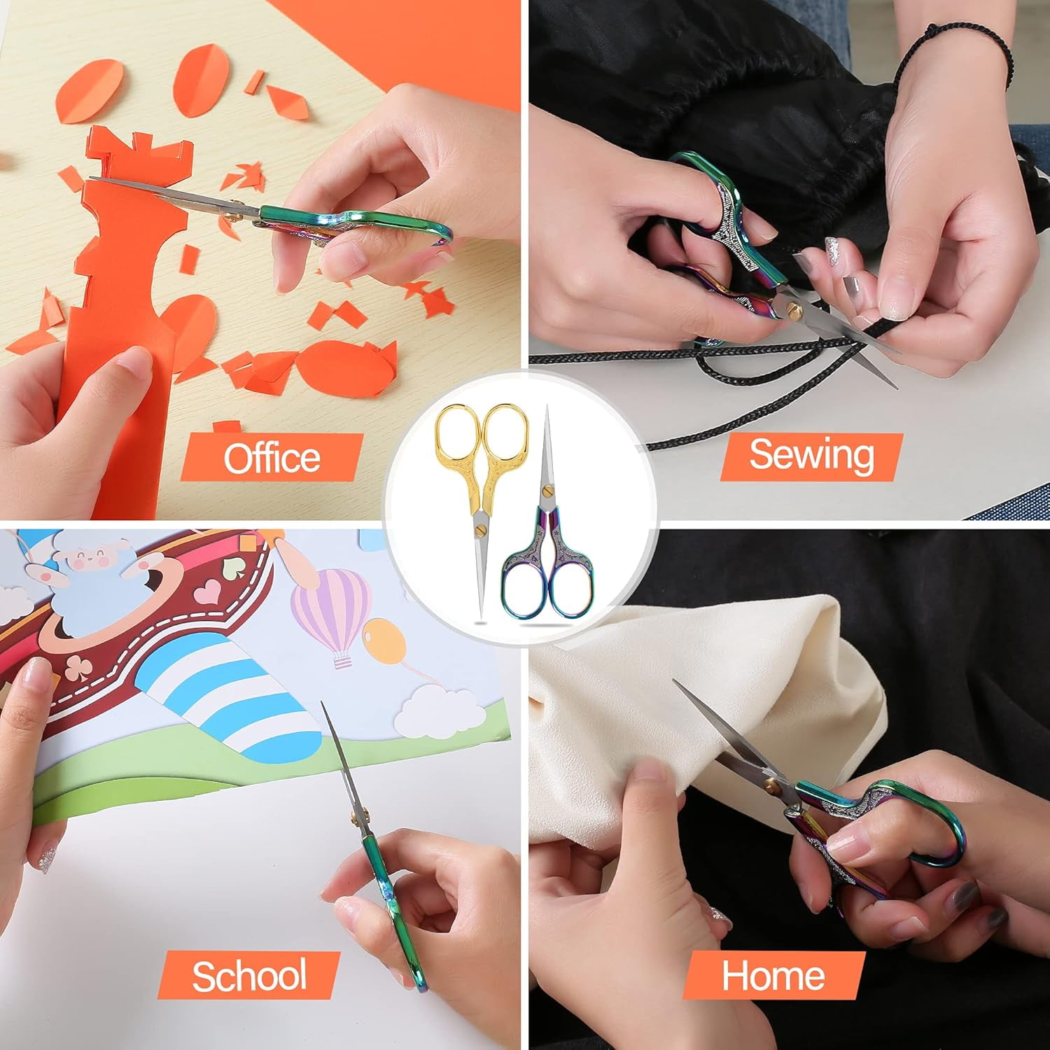 Precision Scissors, razor sharp blade shears for craft embroidery sewing cutting