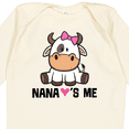 thumbnail image 4 of Inktastic Nana Loves Me Girl Cow Girls Long Sleeve Baby Bodysuit, 4 of 5