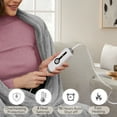 thumbnail image 5 of SUNNY HEAT Heated Electric Blanket Throw Size 50''60''-Faux Fur Material Electric Blanket, 4 Heat Levels, 3 Hours Auto Off, Light Grey, 5 of 6