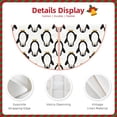 thumbnail image 3 of Fotbe Lovely Penguin Pattern Christmas Tree Skirt, Tree Skirts Plush Christmas Decorations, Christmas Tree Skirts Xmas Decorations Holiday Party Decor-48", 3 of 6