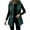01_Green, variant on KICILVS Puffer Vest Women Hooded Zip Up Sleeveless Winter Jacket with Pockets Quilted Mid Length Gilet for Daily Wear