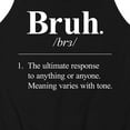 thumbnail image 3 of Instant Message - Bruh Definition  - Men's Jersey Tank Top, 3 of 6