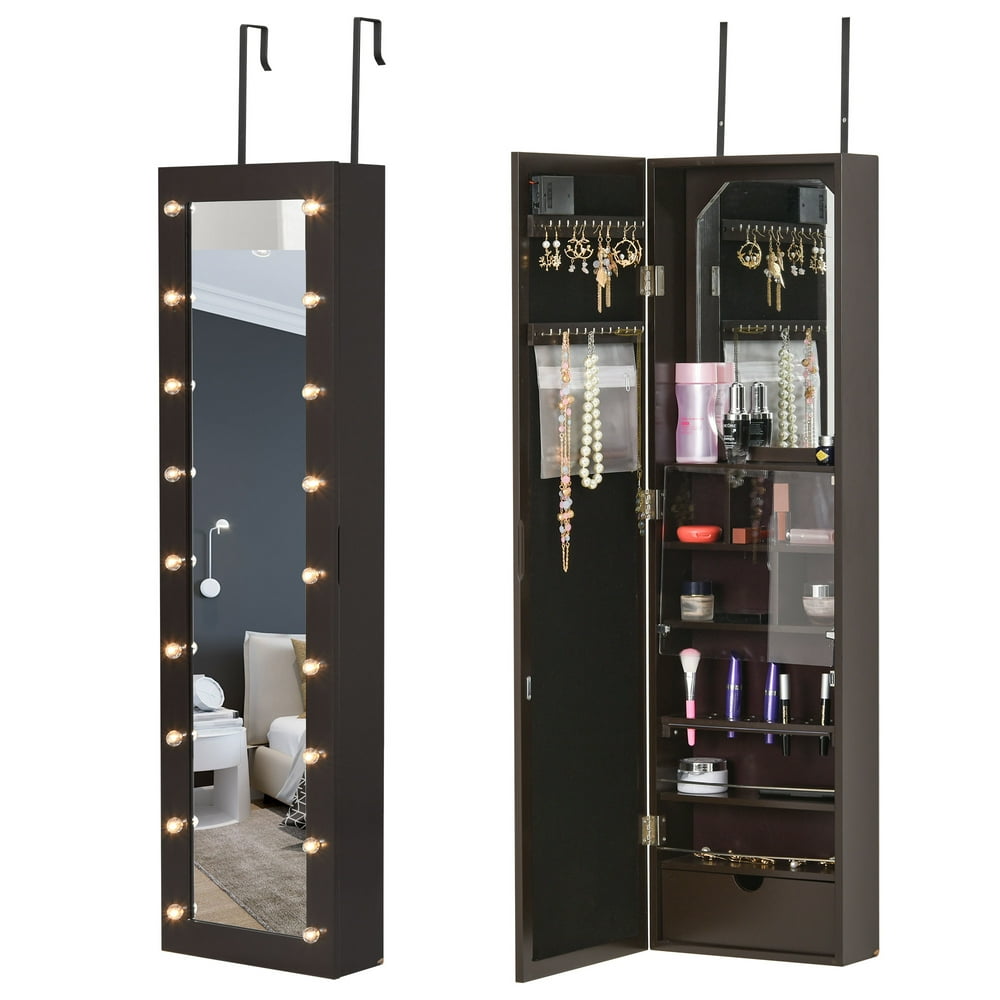jewellery cupboard with mirror