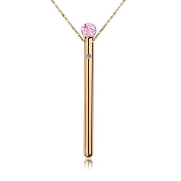 V For Vibes Collier Vibrant, Collier Vibrateur Portable Minerva - Plaqué Or