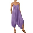thumbnail image 2 of LSLJS Combinaison Pantalon Décontractée d'Été Imprimée Sans Manches et Dos Nu pour Femmes, One Piece Combinaisons Cadeaux pour Femmes, 2 of 8