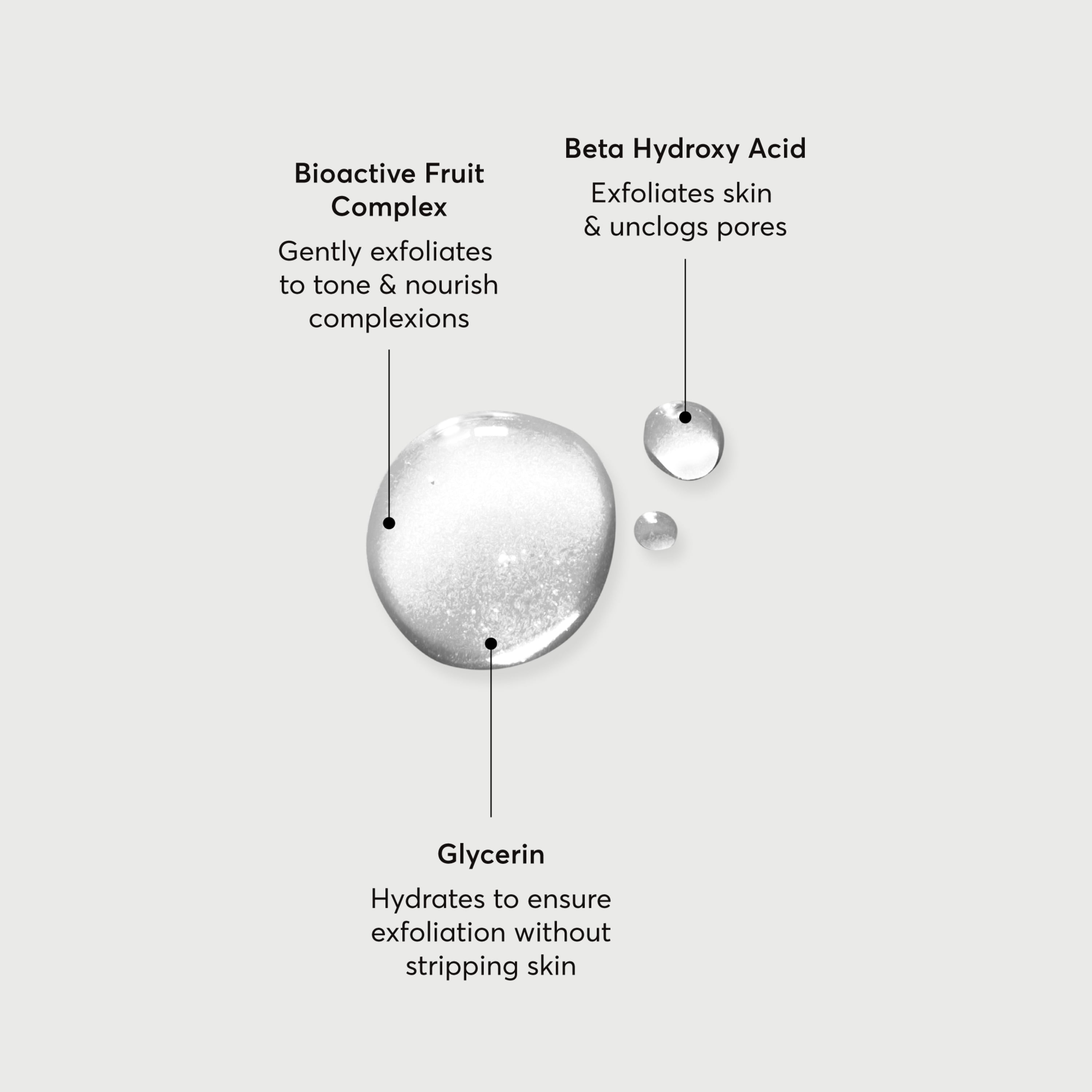 Naturium BHA Liquid Exfoliant 2% Exfoliating Pore Treatment, with Salicylic Acid & Bioactive Fruit Acids, 4 fl oz