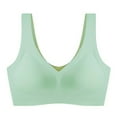 thumbnail image 7 of Women's Seamless V-Neck Bralette - Comfortable Wire-Free Sleep & Lounge Bra, 7 of 7