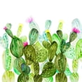 thumbnail image 2 of Jing, Jin 12x12 White Modern Wood Framed Museum Art Print Titled - Delight cactus garden 1, 2 of 4