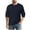 Navy, variant on AnuYalue Long Sleeve Henley Shirt for Men Lightweight Crew Neck T-Shirt Button Up Outdoor Sweatshirt Solid Color Tops