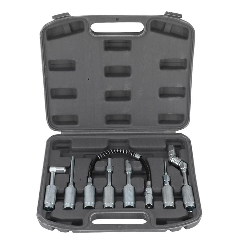 Mgaxyff 7PCS Replacement Grease Gun Adapter Fitting Lubrication