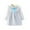 Light Blue, variant on SHTXOZHI Little Girls Cute Plaid Dress Toddler Kids Long Sleeve Bowknot Dresses for 1-7 Years