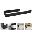 thumbnail image 1 of unbranded 1Ud Kitchen Paper Holder in Black Stainless Steel with Punch Free Wall Hanging for Bathroom Use, 1 of 8