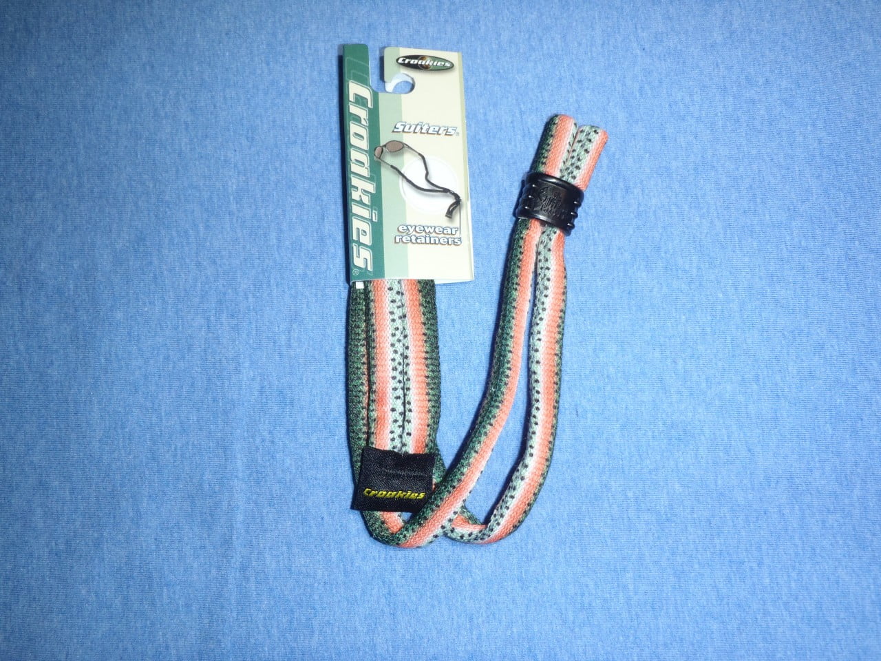 Croakies Suiters Eyewear Retainers Trout Print Fly Fishing