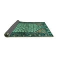thumbnail image 2 of Ahgly Company Indoor Rectangle Persian Turquoise Blue Traditional Area Rugs, 2' x 3', 2 of 4