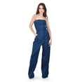 thumbnail image 1 of Jumpsuit strapless de mezclilla Roman Fashion /Juvenil, 40893 (Azul dark) azul oscuro M, 1 of 5