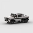 thumbnail image 4 of MOC Cars Pickup Truck Vehicle Building Blocks City Speed Champions G63 6x6 Racing Model Creative Garage Technique Kids Toys Gift, 4 of 7