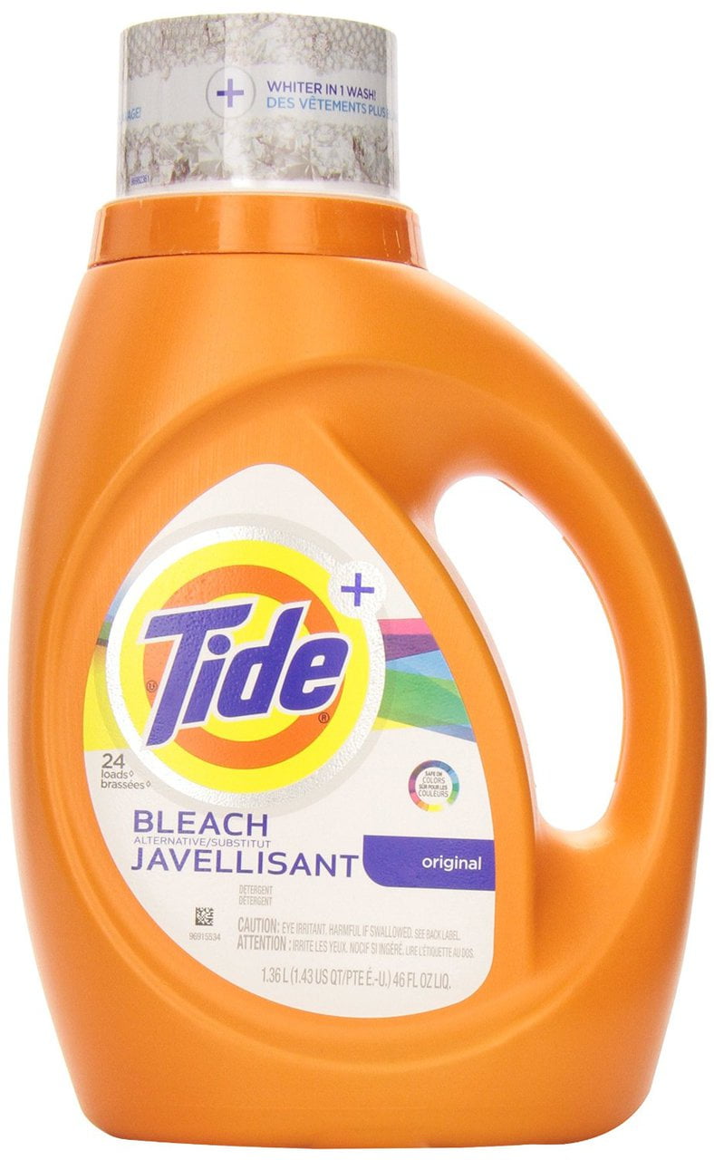 6 PACKS Tide Plus Bleach Alternative Liquid Laundry Detergent 46 oz