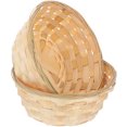 thumbnail image 6 of DINHEAROM Egg Carrier Bamboo 2Pcs 7.86X7.86X3.14in For Household Item, 6 of 8