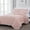Blush, variant on Chezmoi Collection Bonnie 3-Piece 100% Cotton Quilt Set King Size, Blush - Double Frayed Ruffled Edge Lightweight Pre-Washed Soft-Finished Cotton Bedspread for All Season