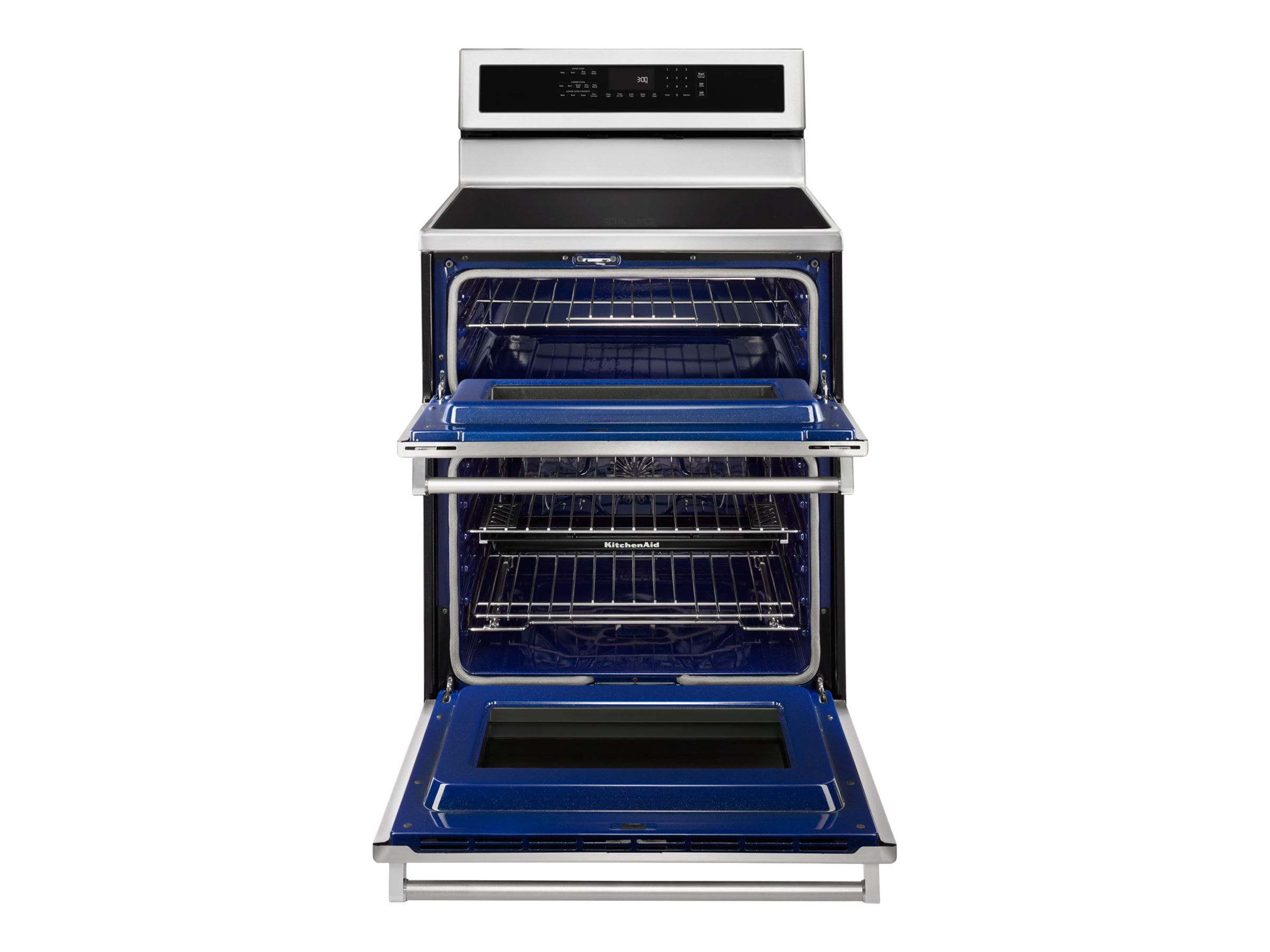 KitchenAid KFID500ESS Range (double oven) freestanding width 29.