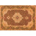 thumbnail image 1 of Ahgly Company Indoor Rectangle Medallion Orange Traditional Area Rugs, 5' x 8', 1 of 1