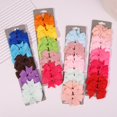 thumbnail image 2 of 10 Unids/set Grosgrain Cinta Arcos Horquillas Para Niña Color Sólido Clips De Pelo Boutique Headware Niños Accesorios Para El Cabello, 2 of 4