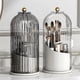 thumbnail image 4 of Makeup Brush Holder Organizer With Lid, 360 Rotating Clear Dustproof Makeup Brushes Organizer For Desktop, 4 of 4