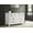 White#1, variant on Dressers Celeste 57"W White 6-Drawer Dresser with Silver Handles,Bedroom Dressers