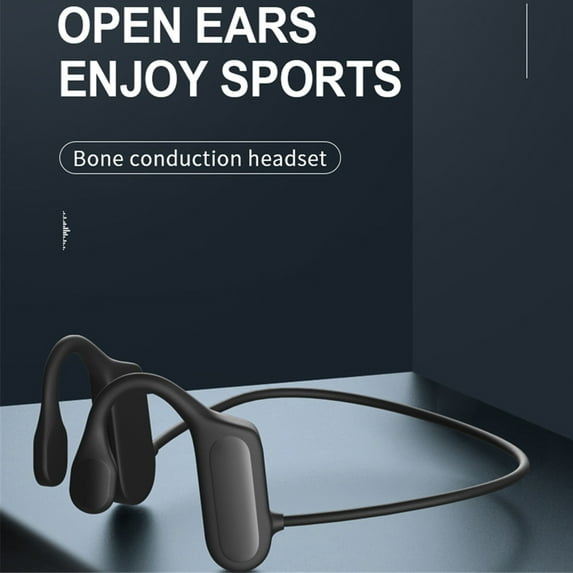 Manunclaims BL09 Bluetooth-compatible Earphone Open Ear Low Latency Rechargeable Bone Conducting Stereo Wireless Headset for Sports