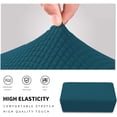 thumbnail image 4 of Ottoman Cover Rectangle, Stretch Ottoman Cover Folding Storage Covers Ottoman Slipcovers for Rectangle and Square Ottoman Machine Washable (Dark Blue Medium), 4 of 7