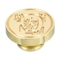 thumbnail image 3 of Uxcell Alphabet G Wax Seal Stamp Initial Letter Sealing Wax Stamp Classic Retro Brass Head, 3 of 6