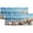 Pattern-4, variant on Beach Kitchen Window Curtain Valance Ocean Seaside Seashells Starfish Coastal Natural Scenery Window Treatment for Living Room Bedroom Bathroom 54 by 18 in, 1 Panel